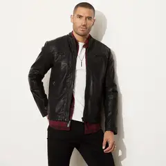 MOSSIMO - Chaqueta Pu Hombre