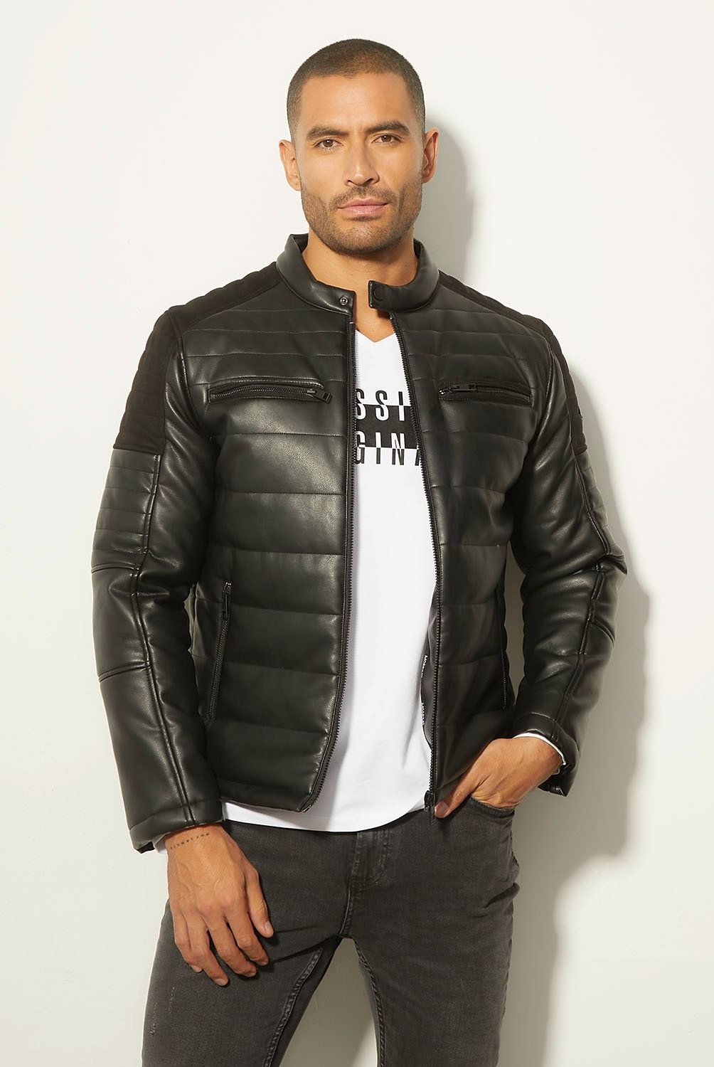 MOSSIMO - Chaquetas Pu Hombre Mossimo