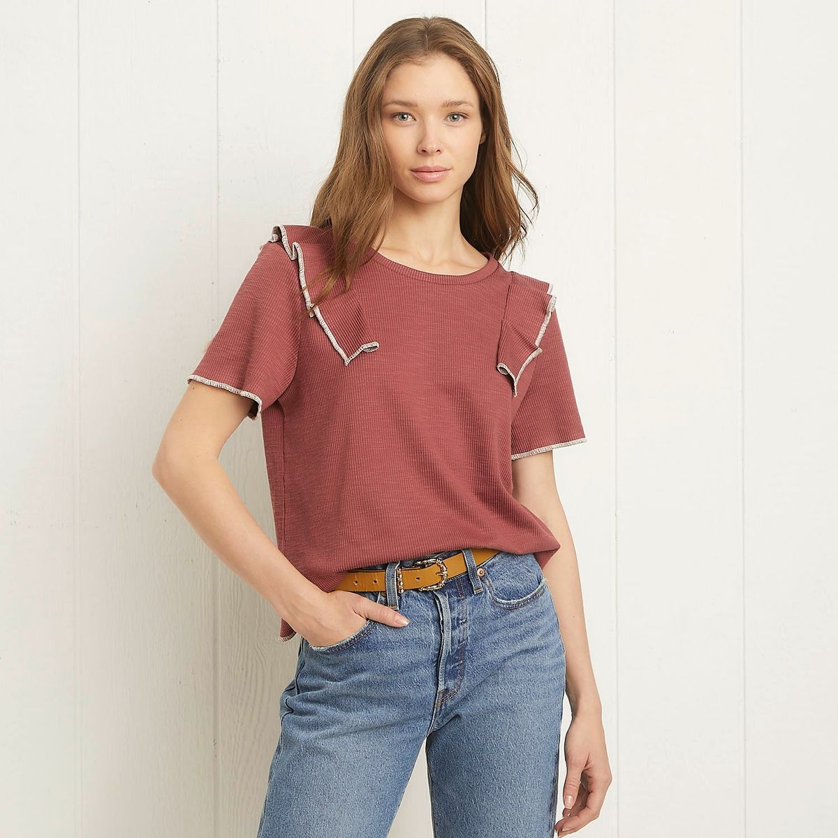 UNIVERSITY CLUB - Polera Mujer University Club Manga Corta Casual