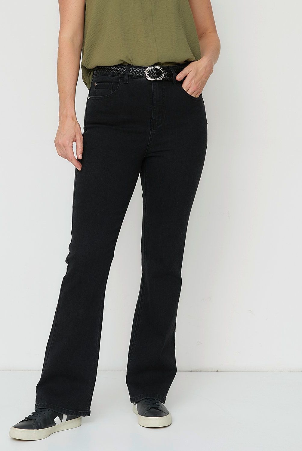 NEWPORT - Jeans Recto Mujer Newport Algodón y Elastano
