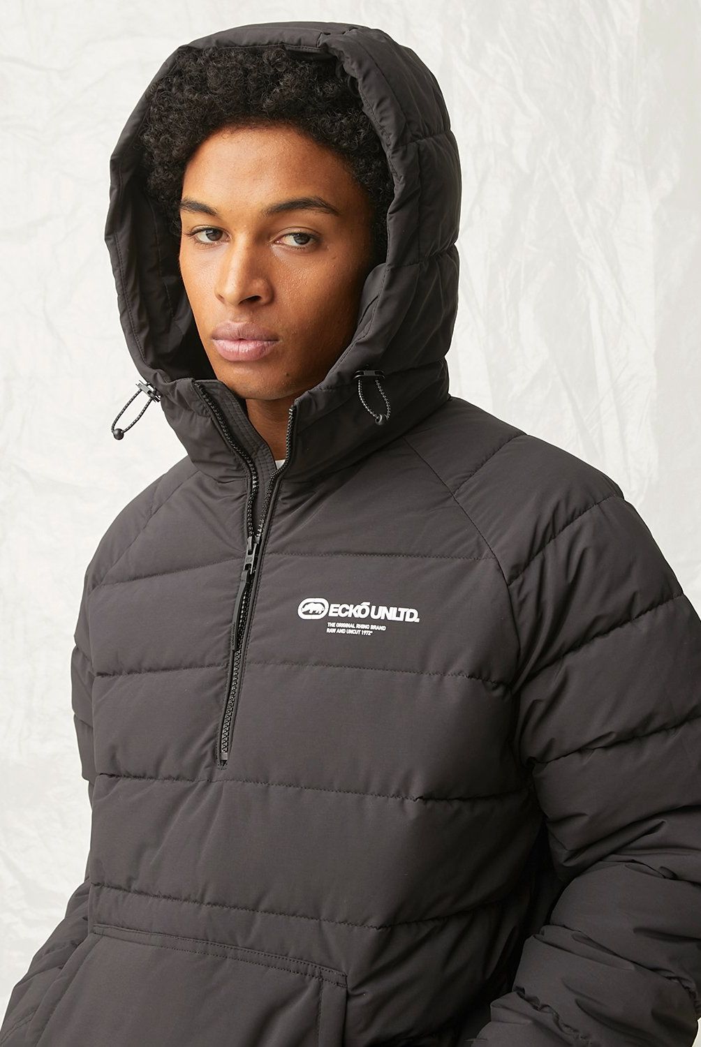 ECKO - Parka Manga Larga Hombre Ecko