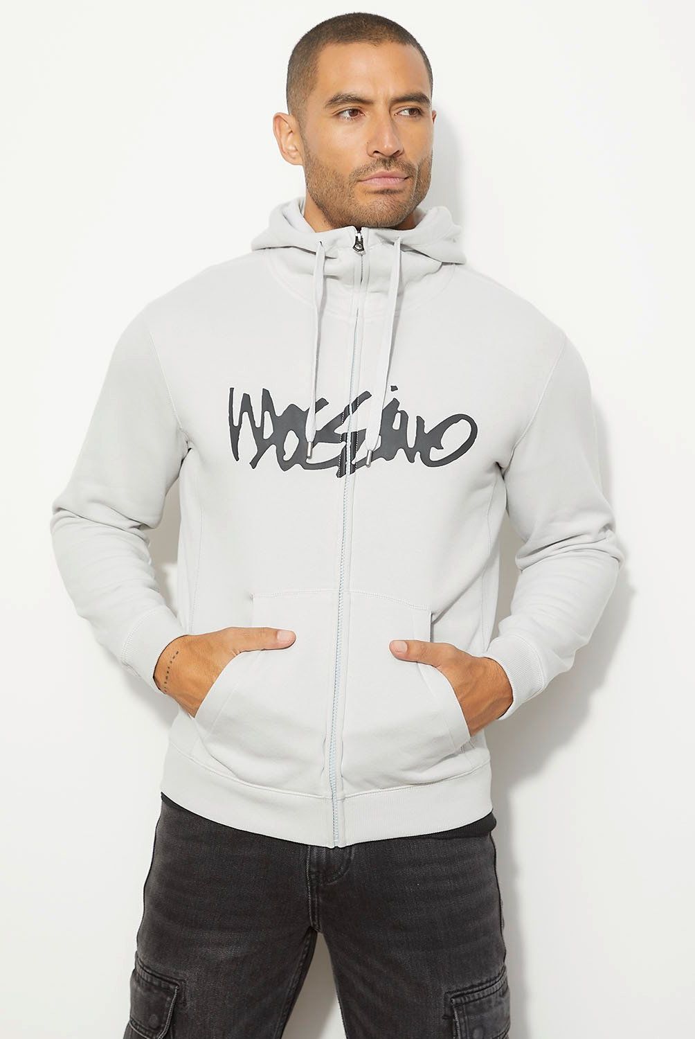 MOSSIMO - Polerón Cierre Algodón Hombre Mossimo