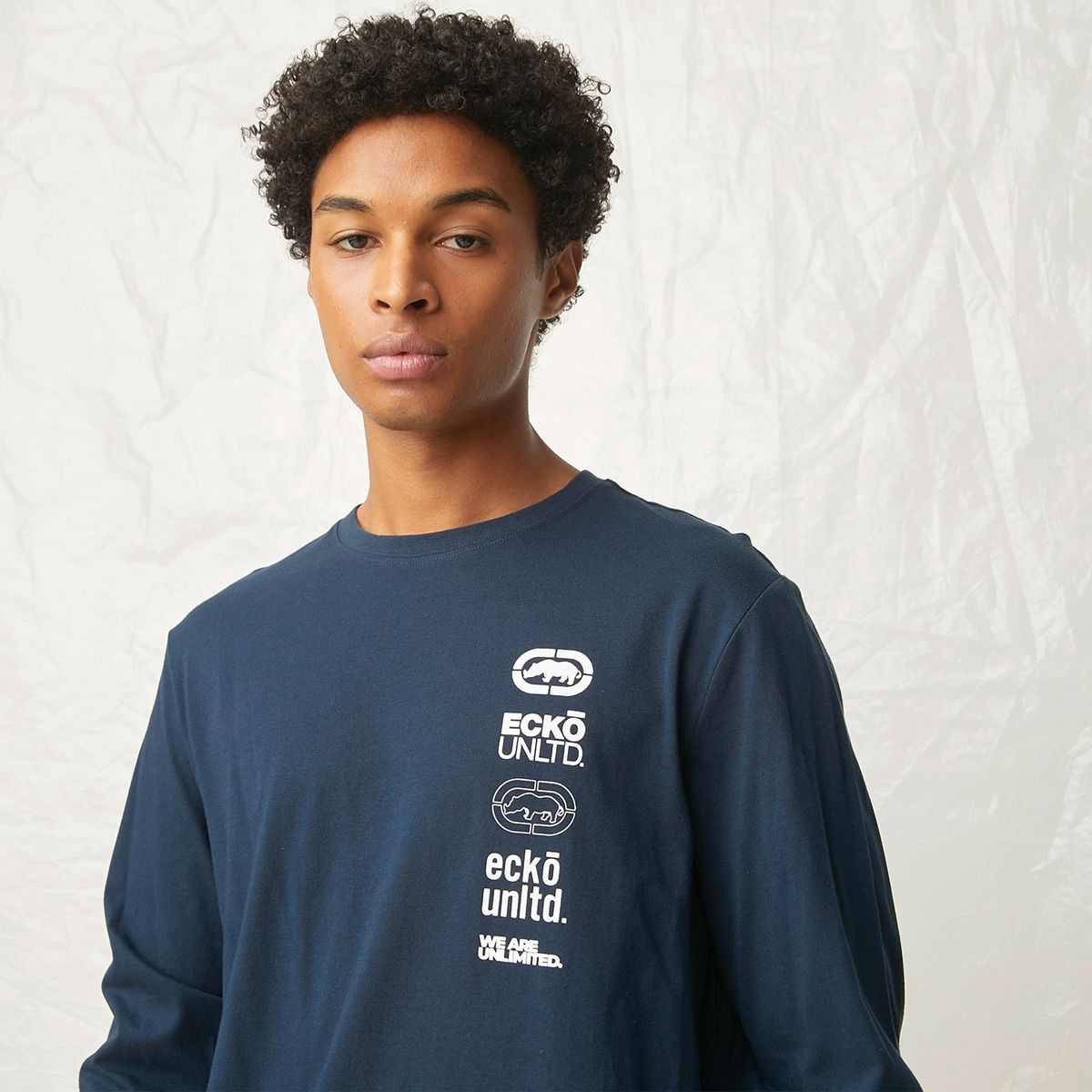 ECKO - Polera Manga Larga Algodón Hombre Ecko