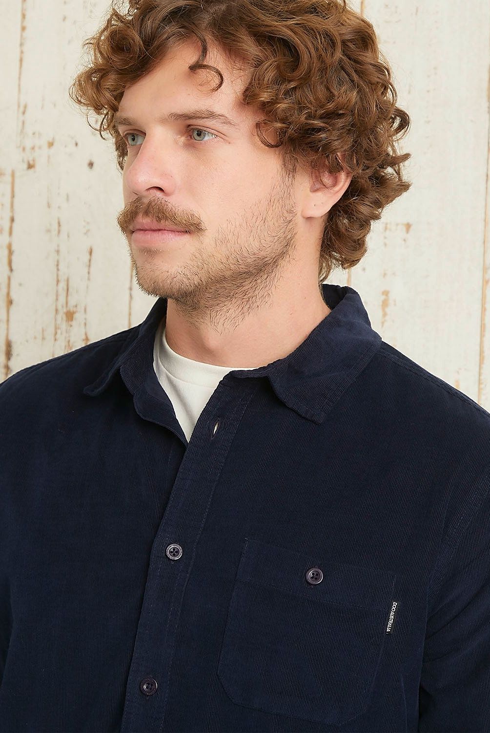 DOO AUSTRALIA - Sobrecamisa Hombre Doo Australia Cotelé Slim Fit Algodón