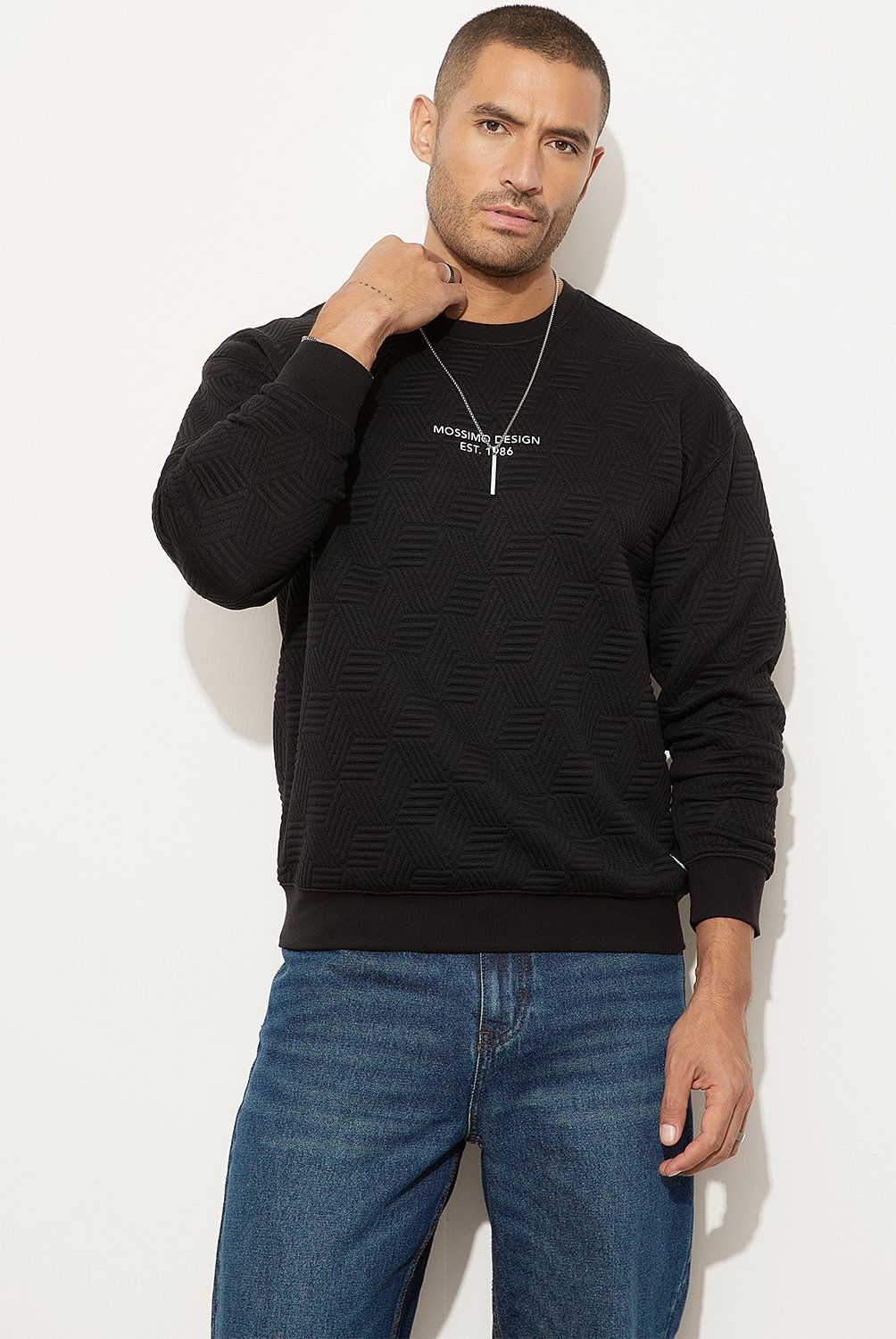 MOSSIMO - Polerón Crew Neck Hombre Mossimo