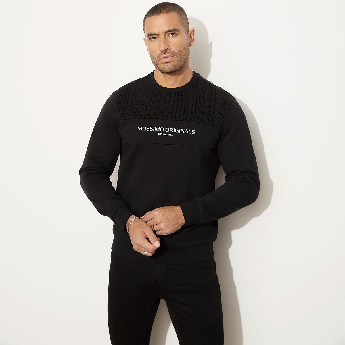 MOSSIMO - Polerón Crew Neck Hombre Americanino