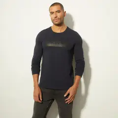 MOSSIMO - Polera Manga Larga Casual Algodón Hombre