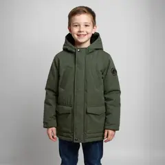 YAMP - Parka Larga Forro Peludo Niño