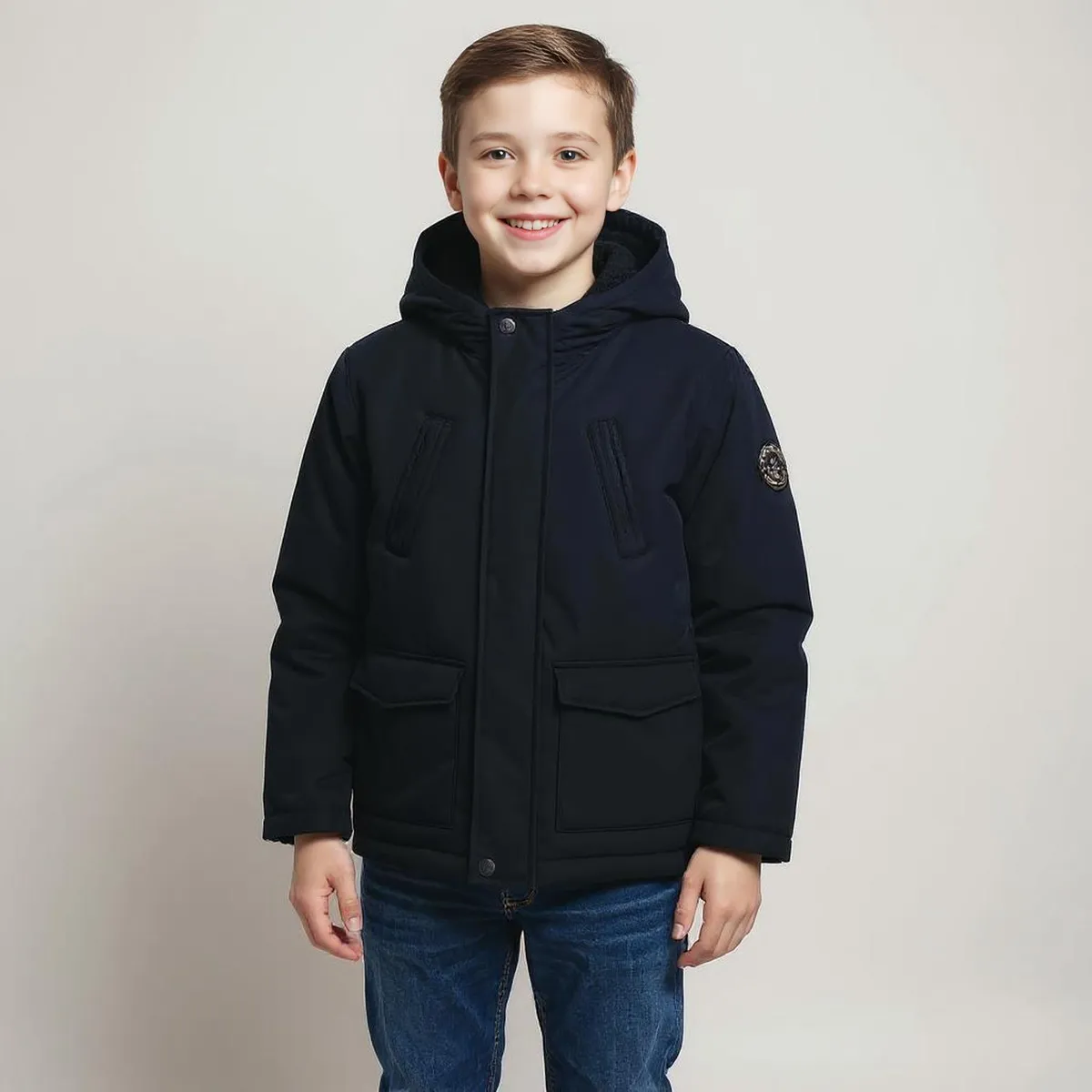 YAMP - Parka Larga Forro Peludo Niño Yamp