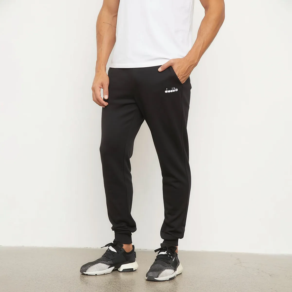 DIADORA - Pantalón De Buzo Jogger Fit Algodón Hombre Diadora