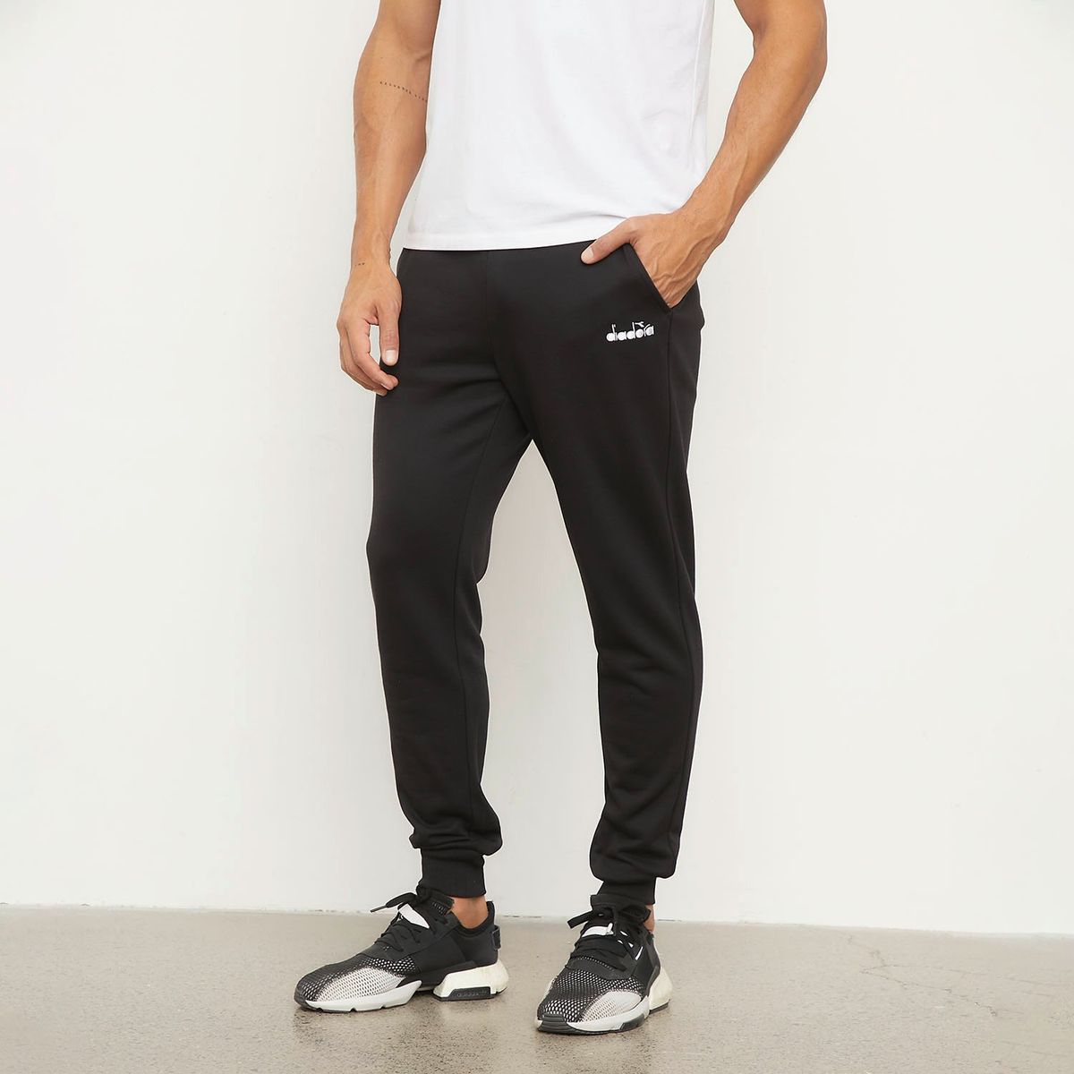 DIADORA - Pantalón De Buzo Jogger Fit Algodón Hombre Diadora