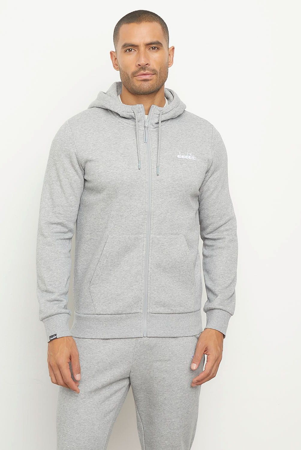 DIADORA - Polerón Deportivo Con Cierre Hombre Diadora