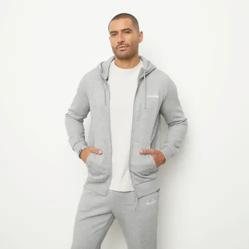DIADORA - Polerón Deportivo Con Cierre Hombre