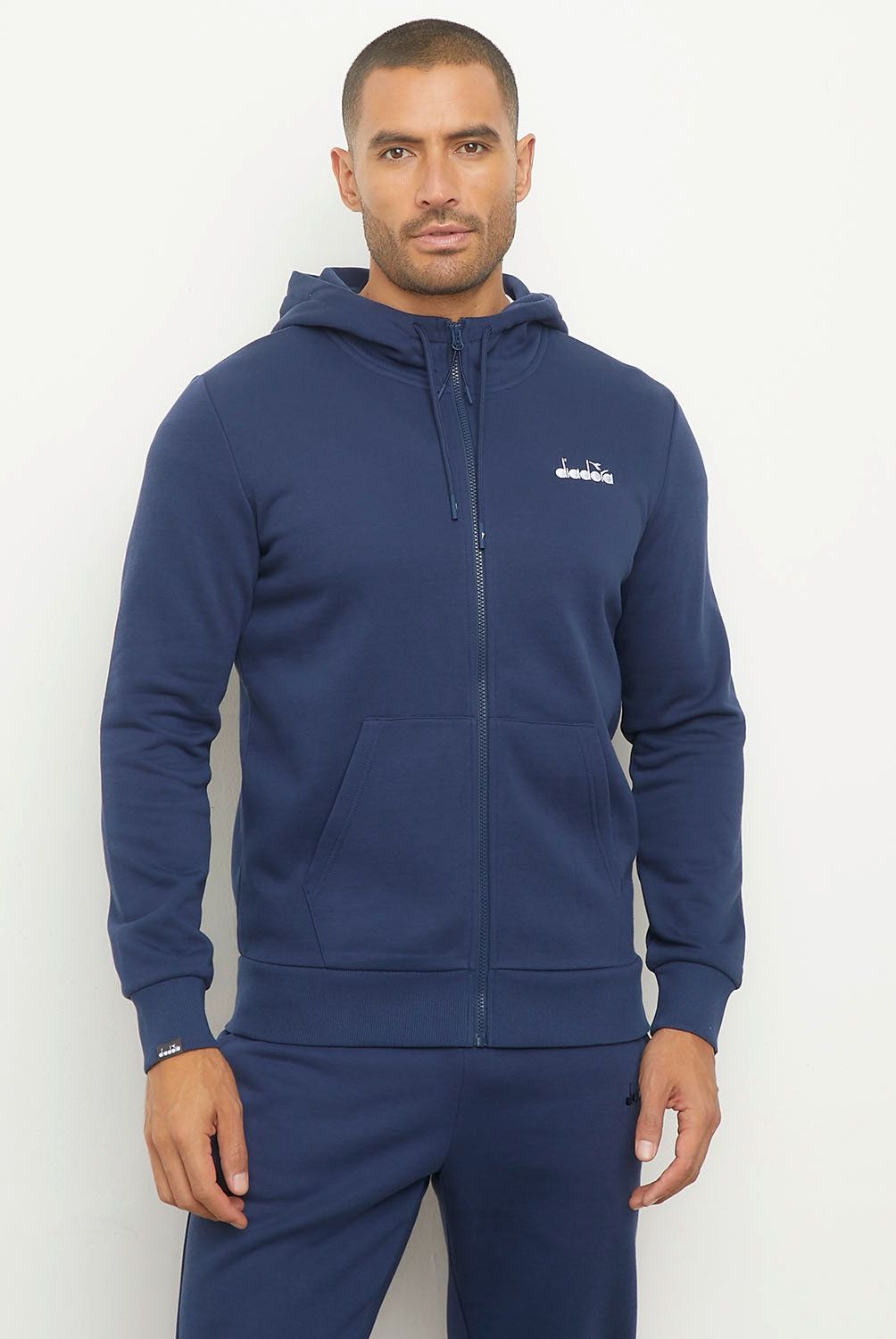 DIADORA - Polerón Deportivo Con Cierre Hombre Diadora