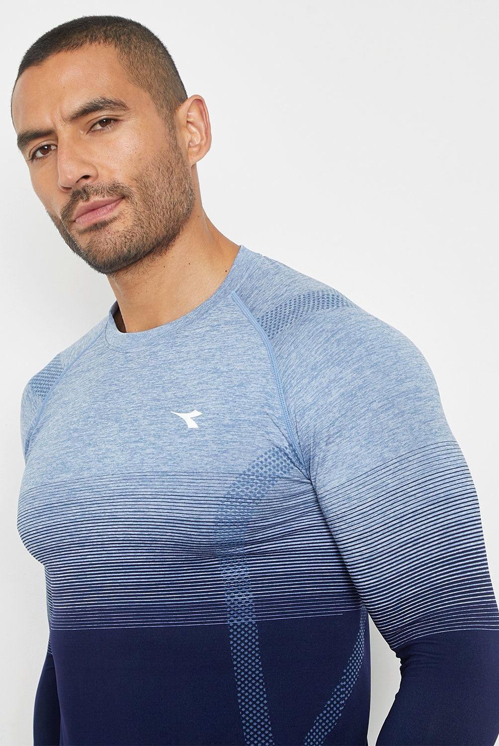 DIADORA - Polera Manga Larga Deportiva Hombre Diadora