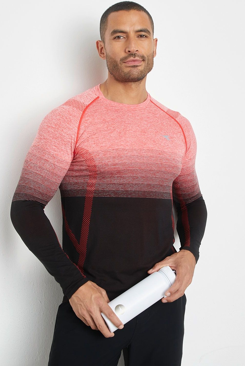 DIADORA - Polera Manga Larga Deportiva Hombre Diadora