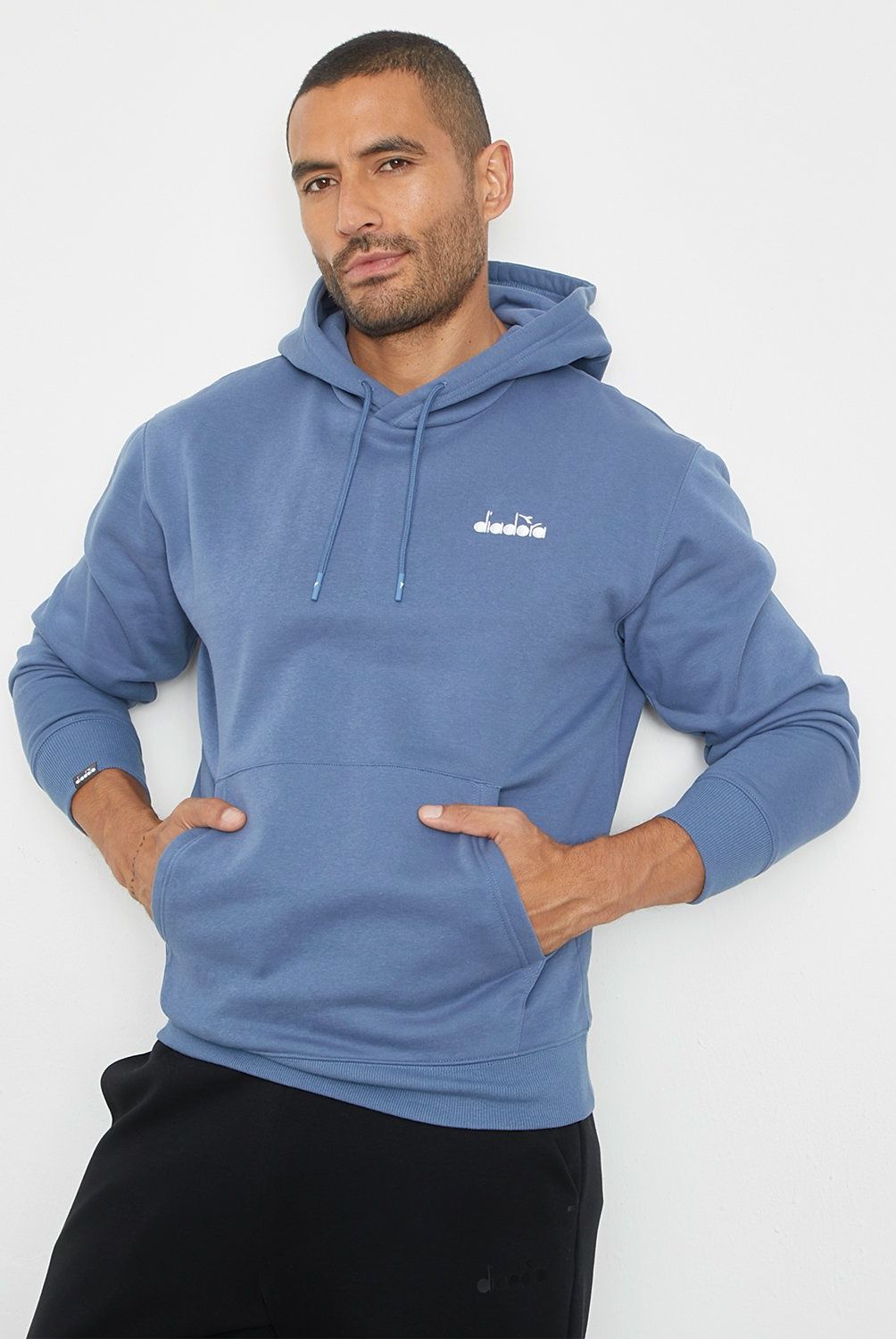 DIADORA - Polerón Canguro Deportivo Hombre Diadora