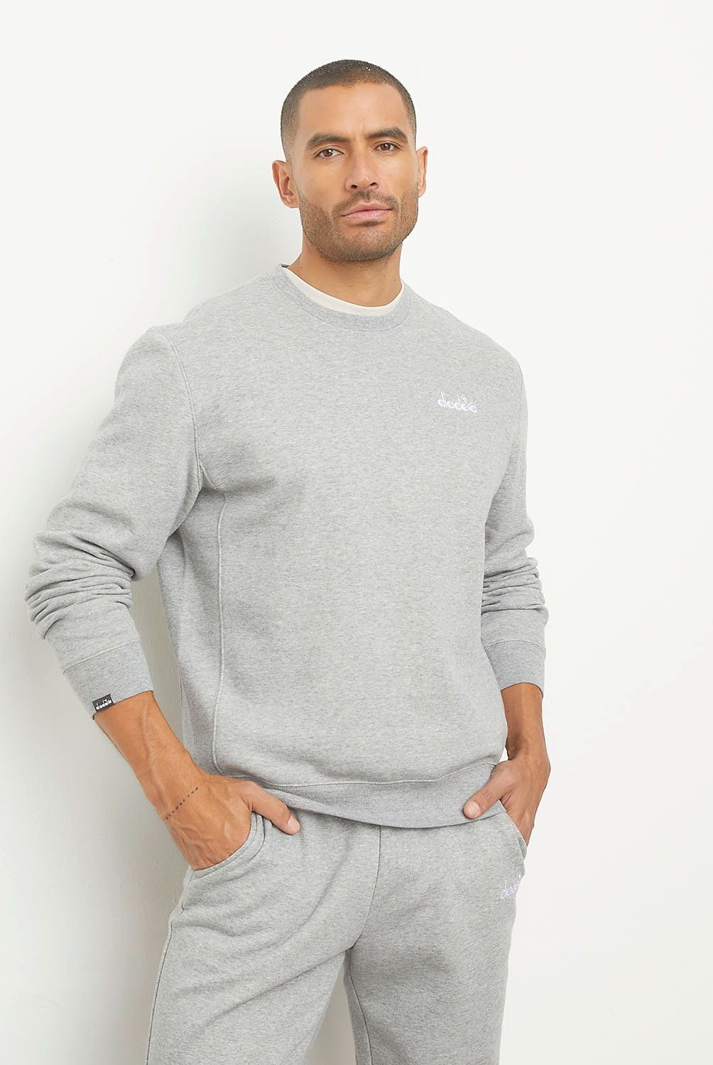 DIADORA - Polerón Deportivo Crewnek Hombre Diadora