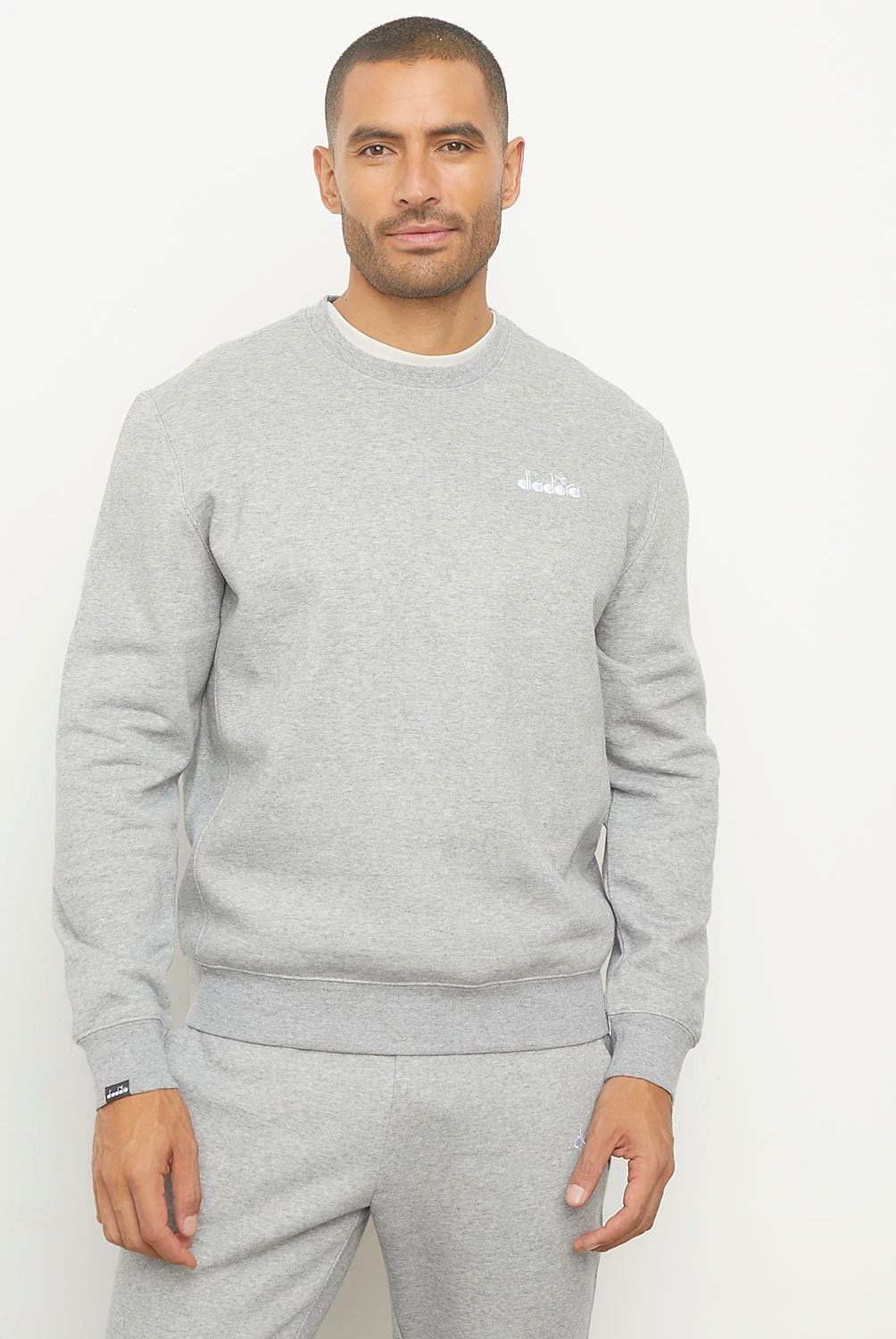 DIADORA - Polerón Deportivo Crewnek Hombre Diadora