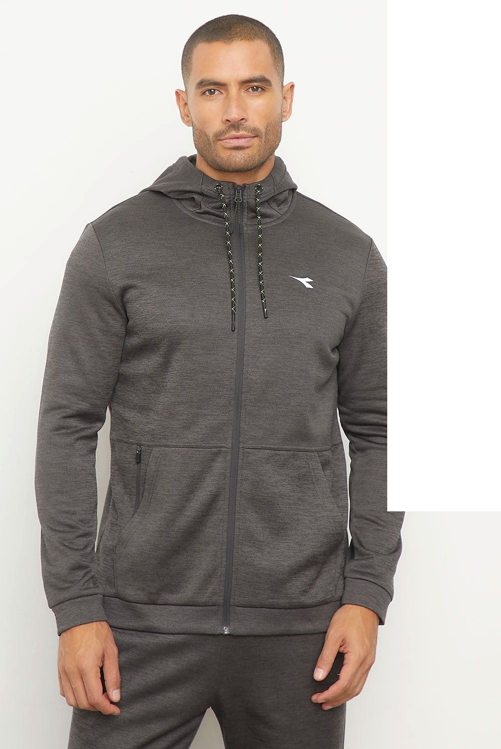 DIADORA - Polerón Deportivo Manga Larga Hombre Diadora