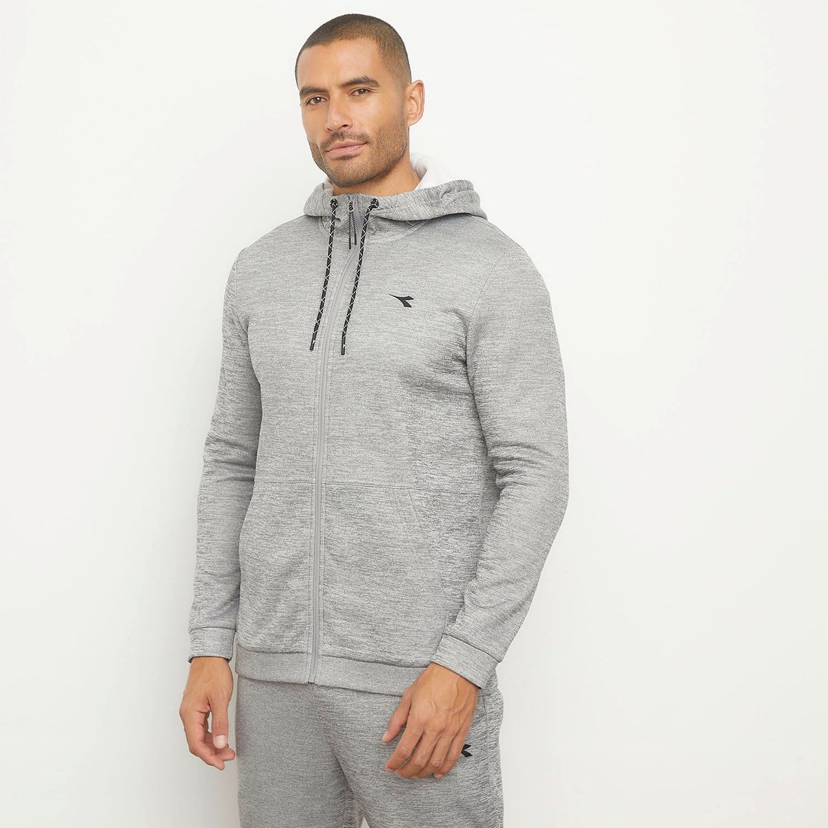 DIADORA - Polerón Deportivo Manga Larga Hombre Diadora