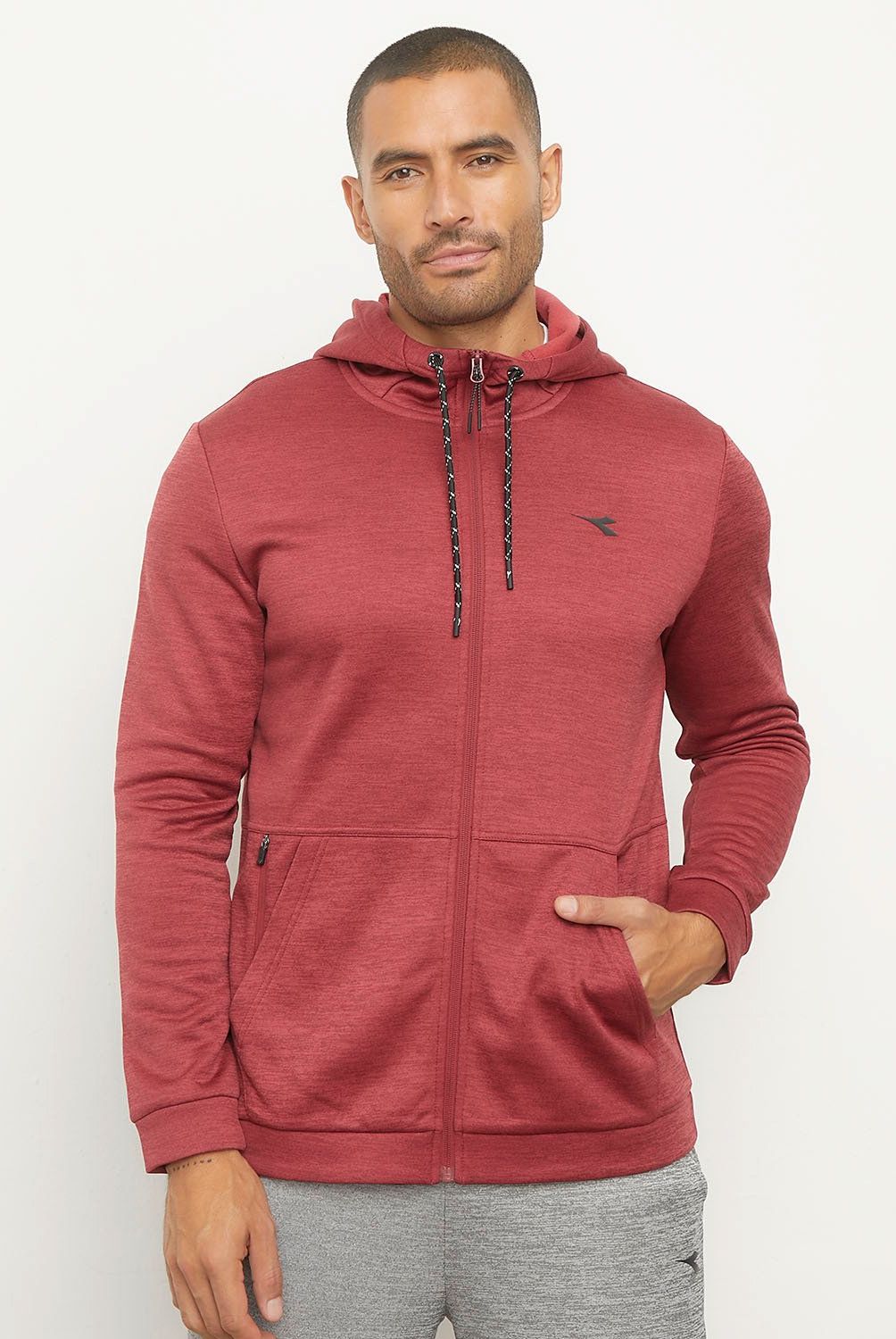 DIADORA - Polerón Deportivo Manga Larga Hombre Diadora