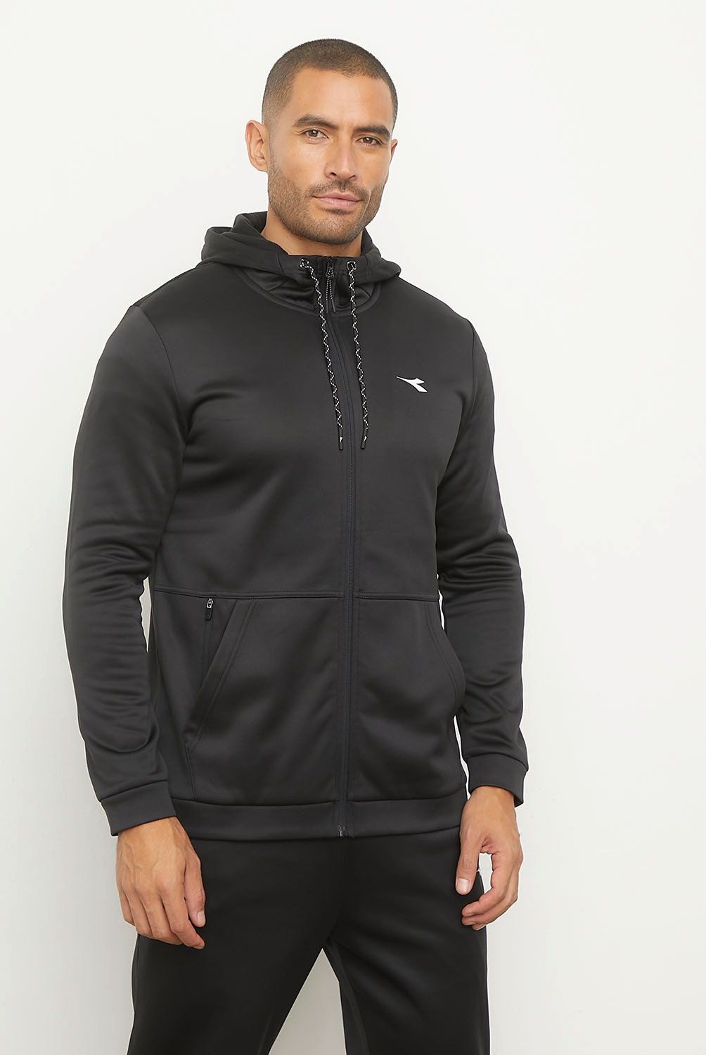 DIADORA - Polerón Deportivo Manga Larga Hombre Diadora