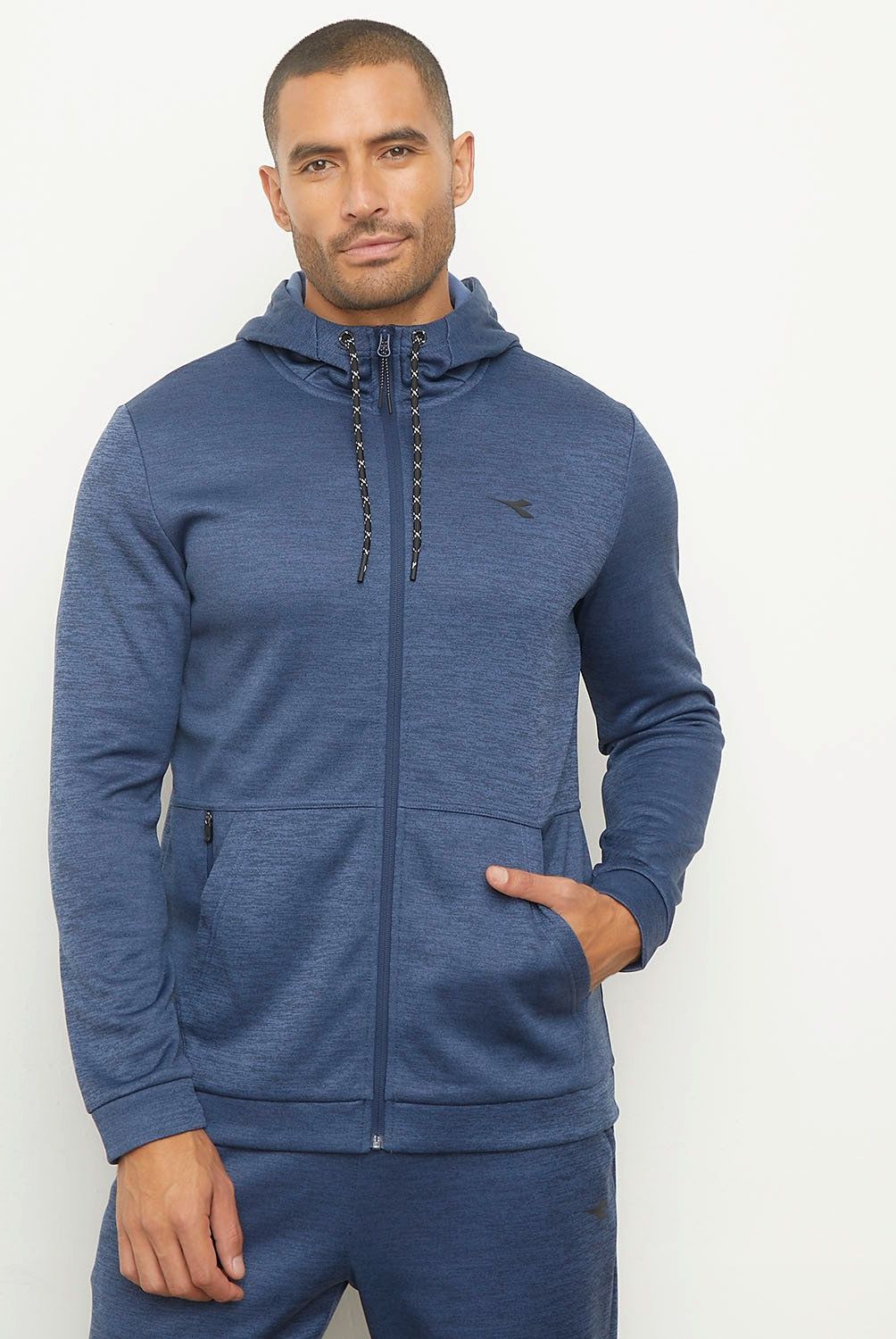 DIADORA - Polerón Deportivo Manga Larga Hombre Diadora