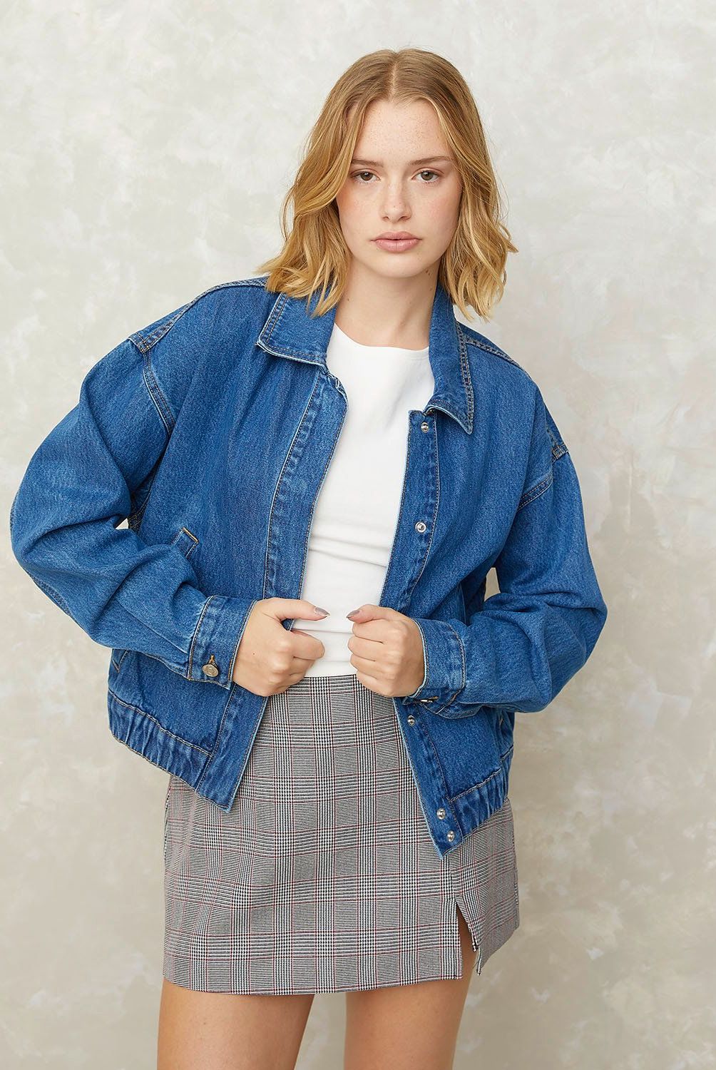SYBILLA - Chaqueta Jeans Sybilla Algodón Mujer Manga Larga