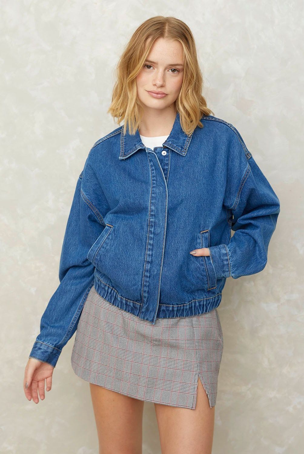 SYBILLA - Chaqueta Jeans Sybilla Algodón Mujer Manga Larga