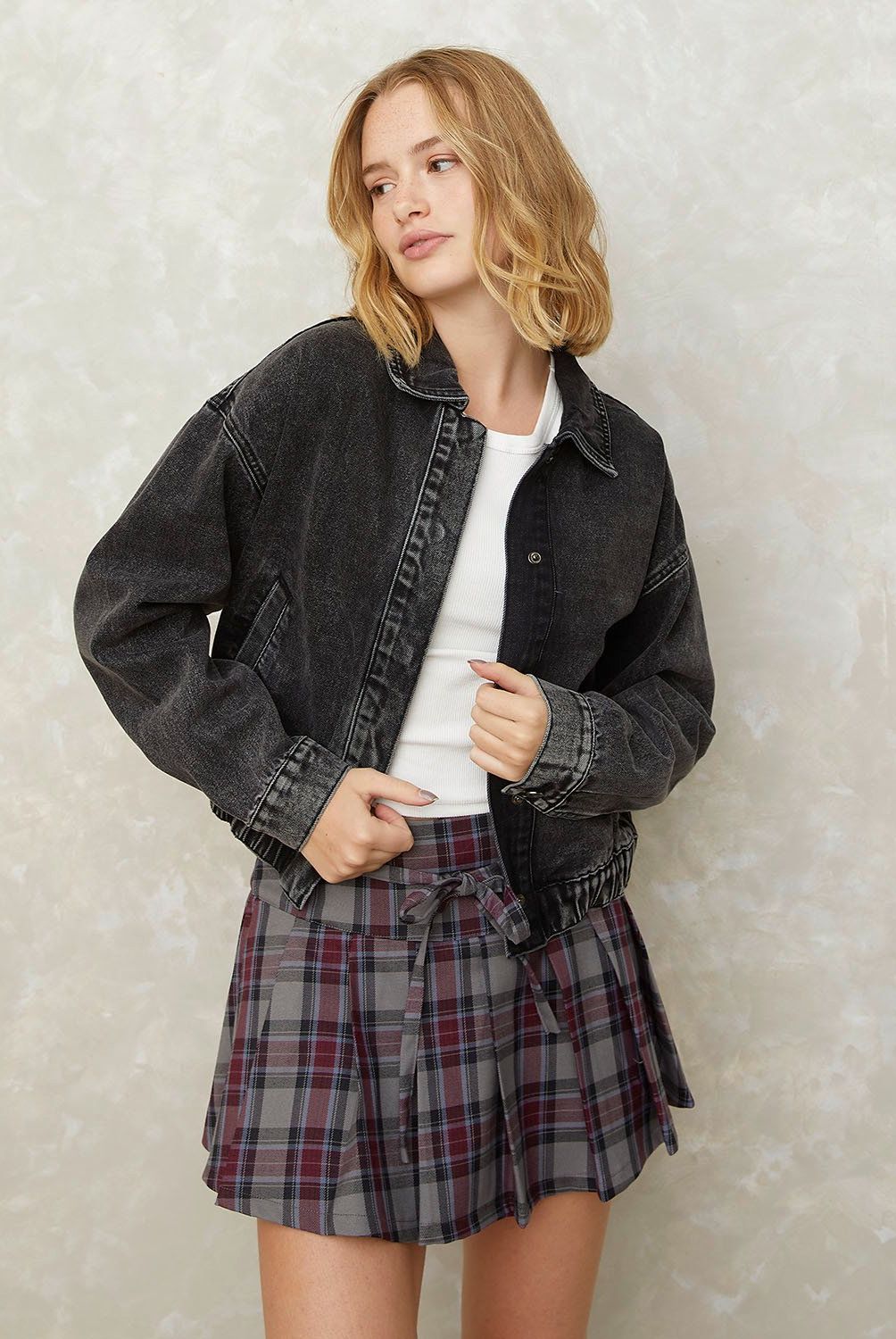 SYBILLA - Chaqueta Jeans Sybilla Algodón Mujer Manga Larga
