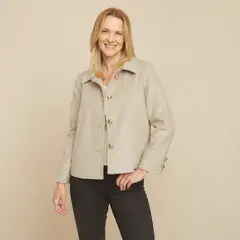 S COCCI - Chaqueta Mujer Regular Fit Manga Larga