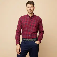 LA MARTINA - Camisa Manga Larga Casual Algodón Hombre