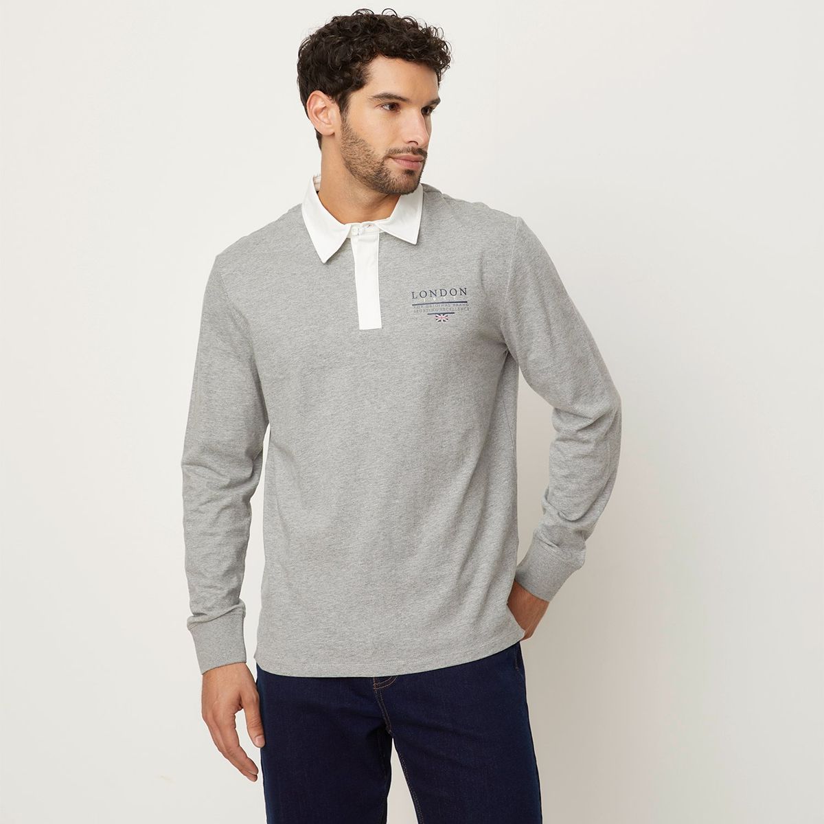 UNIVERSITY CLUB - Polera Manga Larga Algodón Hombre University Club