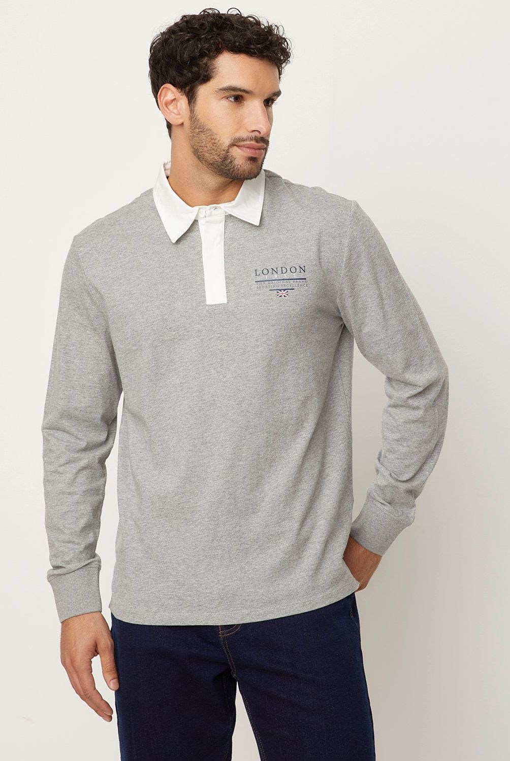 UNIVERSITY CLUB - Polera Manga Larga Algodón Hombre University Club