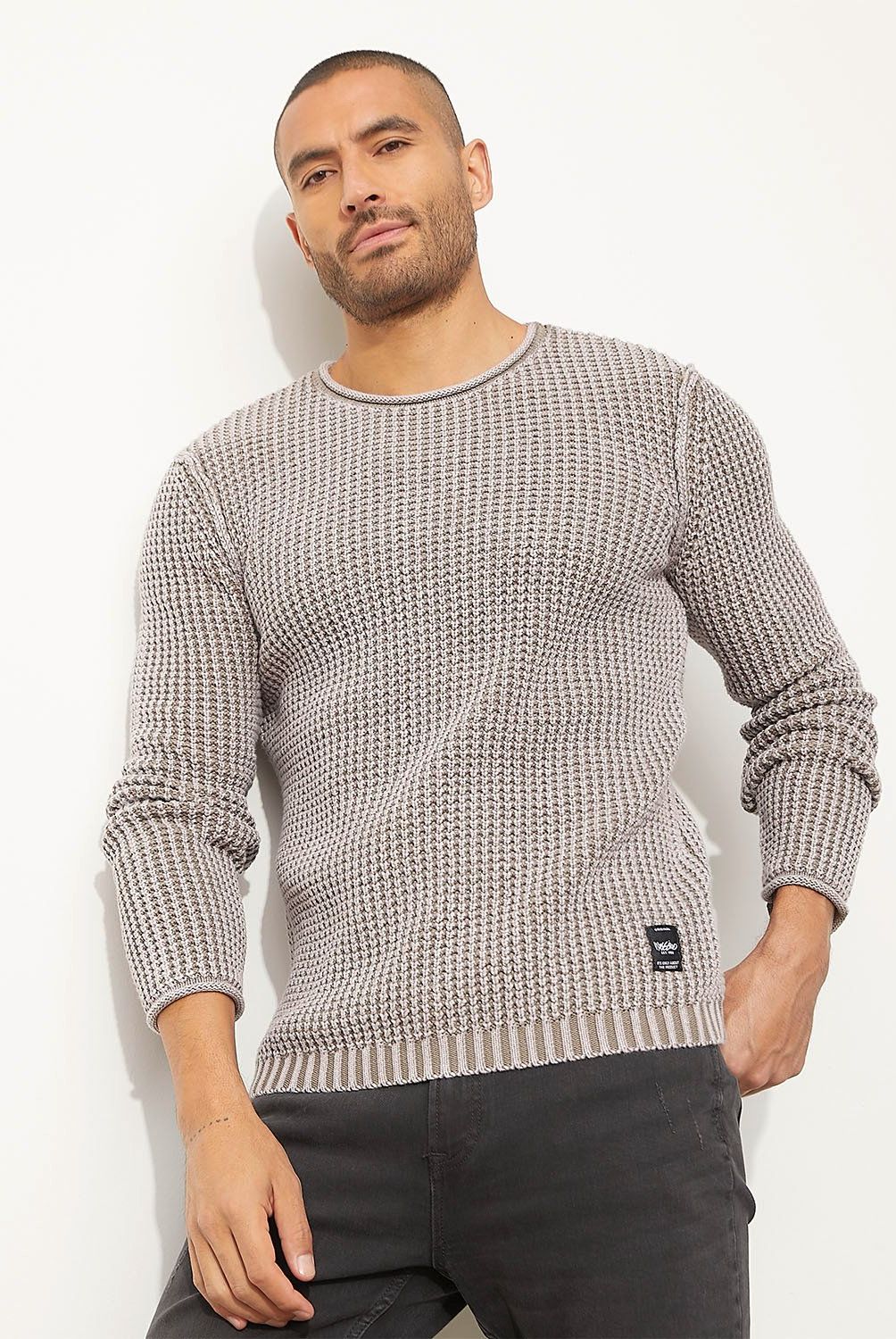 MOSSIMO - Sweater Tejido Algodón Hombre Mossimo