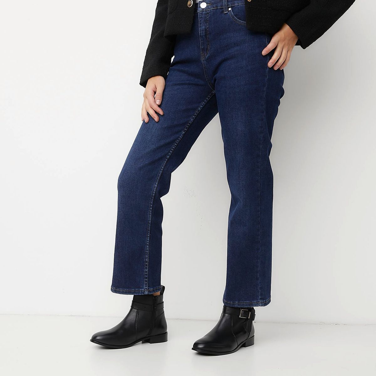 APOLOGY - Botin Mujer Cuero Negro Apology