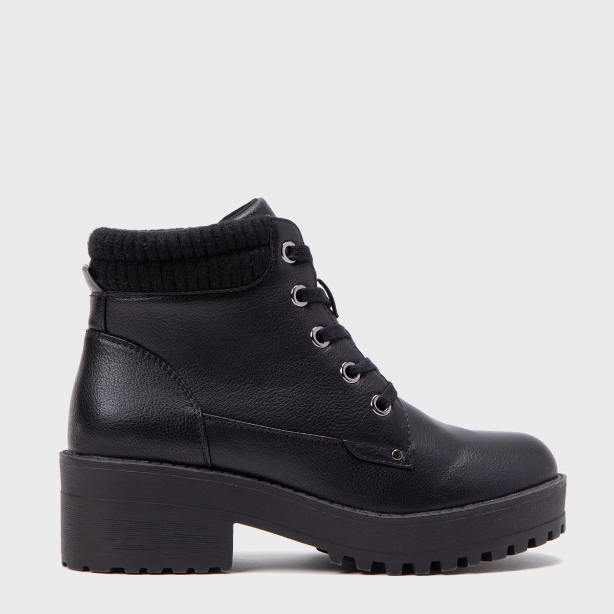 UNIVERSITY CLUB - Botín Mujer Negro University Club