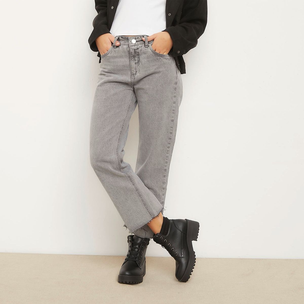 UNIVERSITY CLUB - Botín Mujer Negro University Club