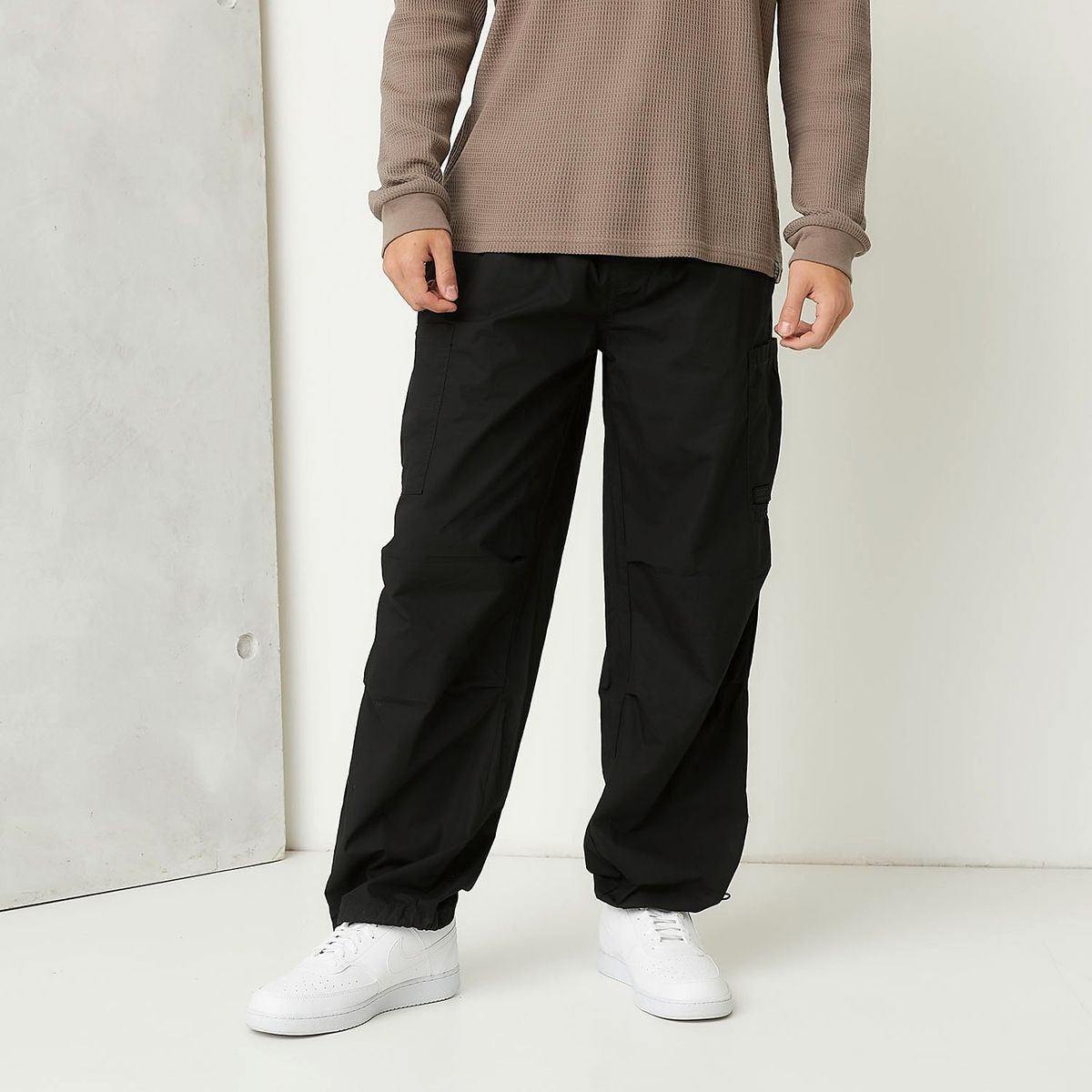 BEARCLIFF - Pantalón Cargo Casual Algodón Hombre Bearcliff