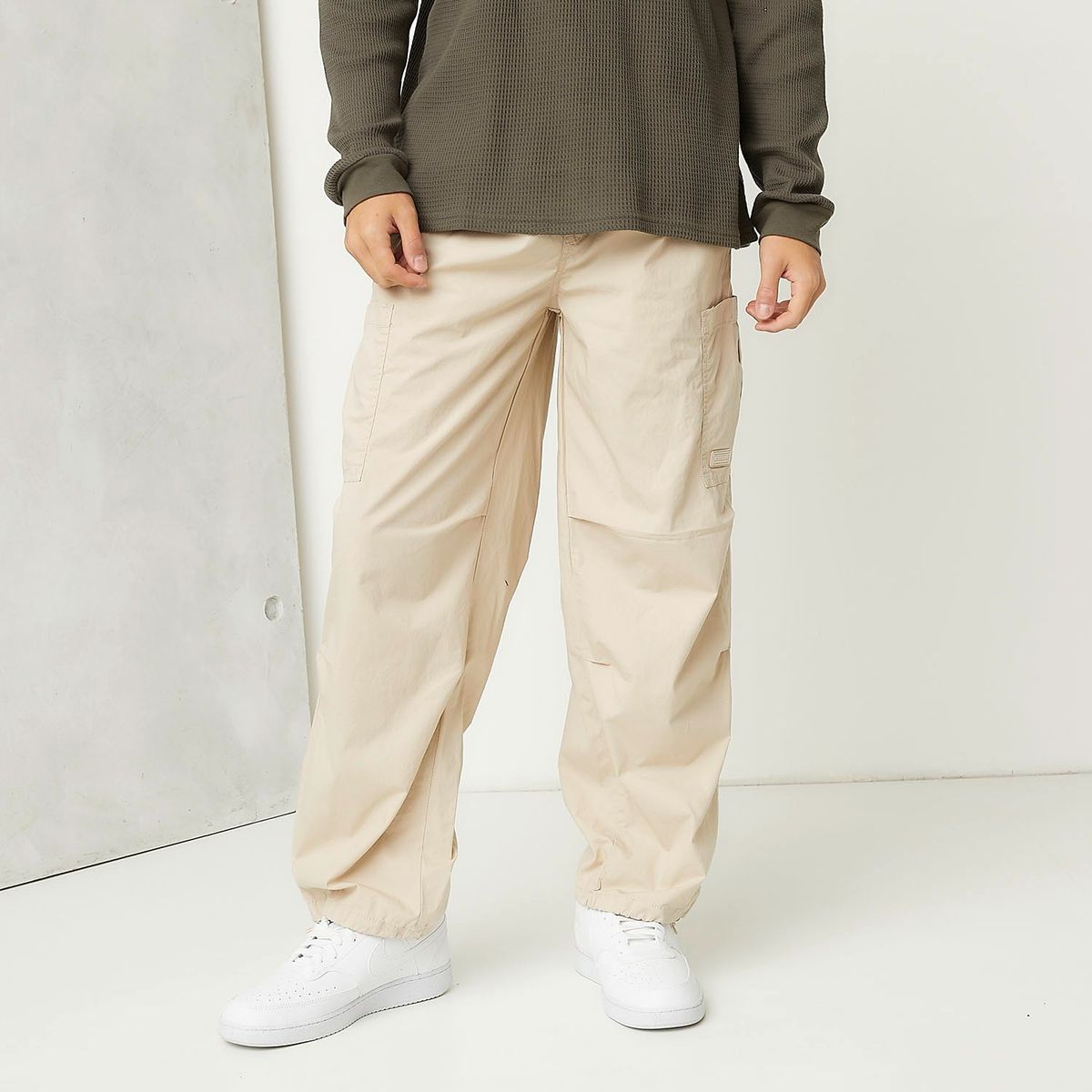 BEARCLIFF - Pantalón Cargo Casual Algodón Hombre Bearcliff