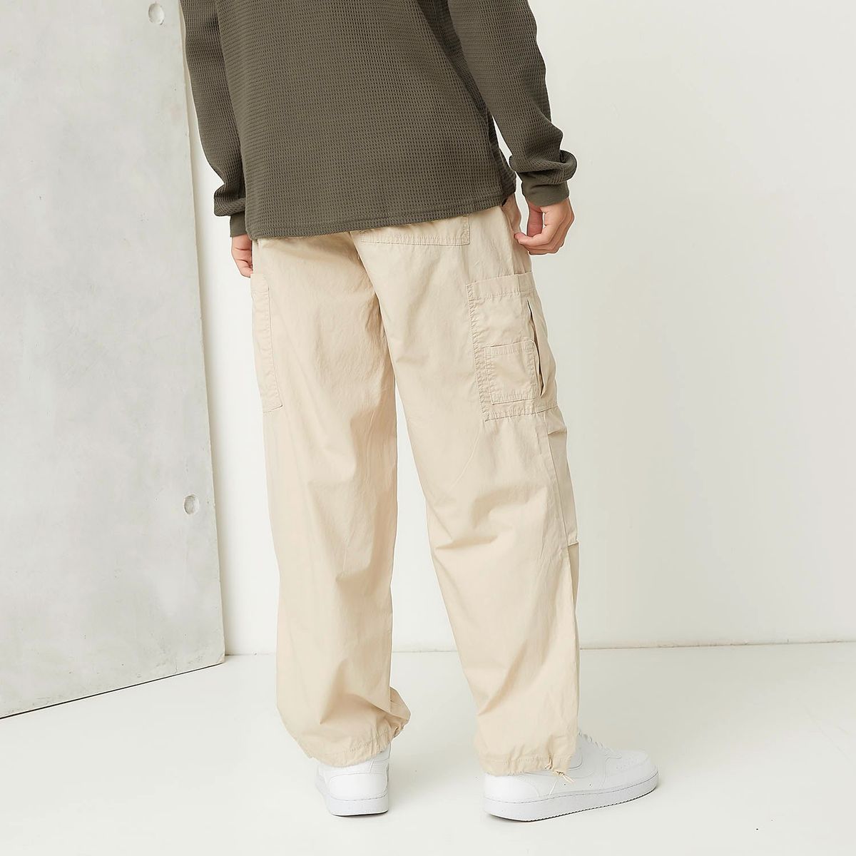 BEARCLIFF - Pantalón Cargo Casual Algodón Hombre Bearcliff