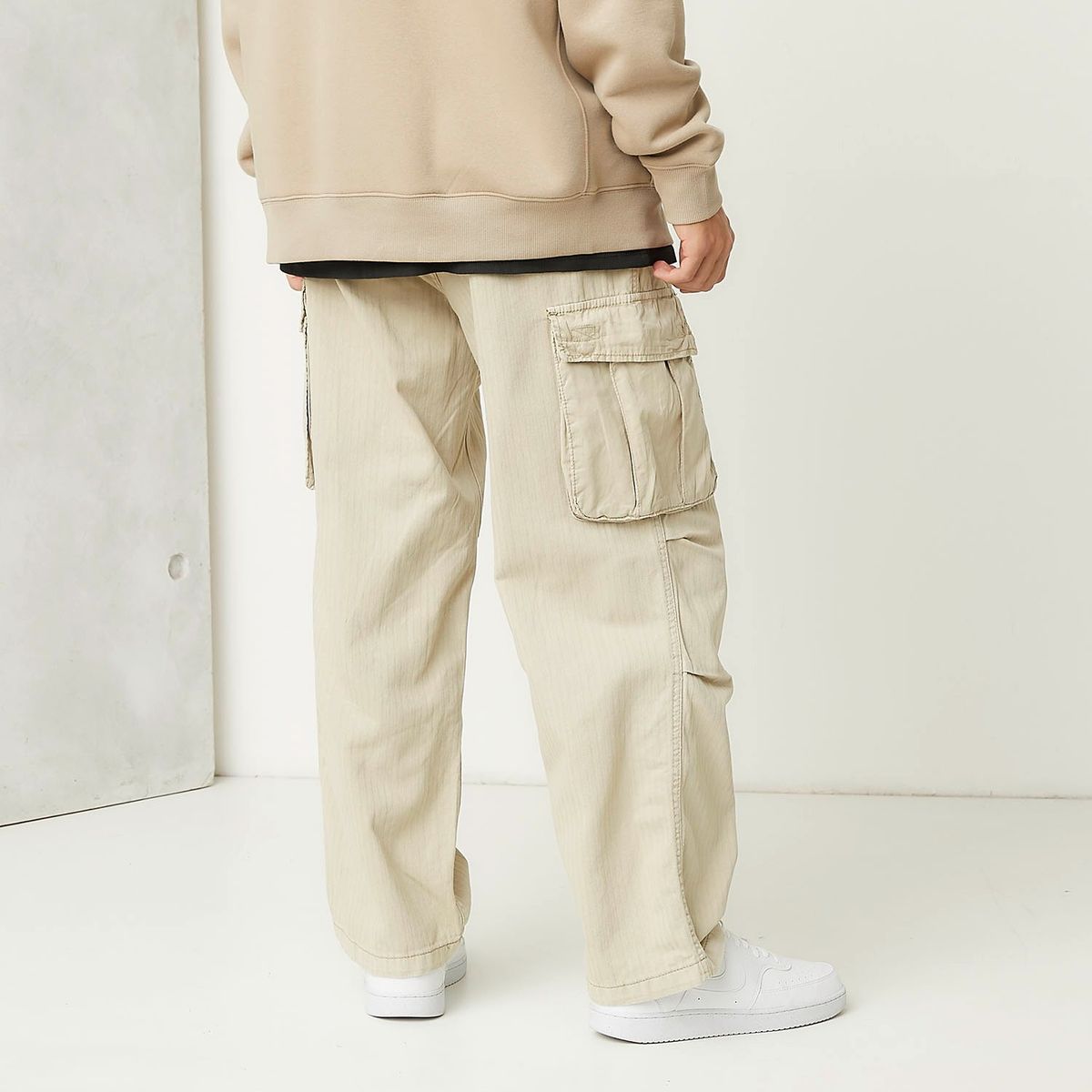 BEARCLIFF - Jeans Casual Cargo Hombre Bearcliff