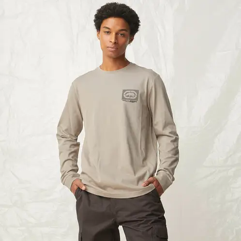 ECKO - Polera Manga Larga Algodón Hombre