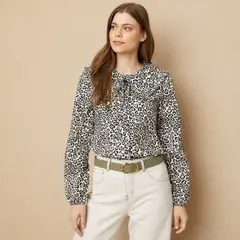 UNIVERSITY CLUB - Blusa Manga Larga Algodón Mujer