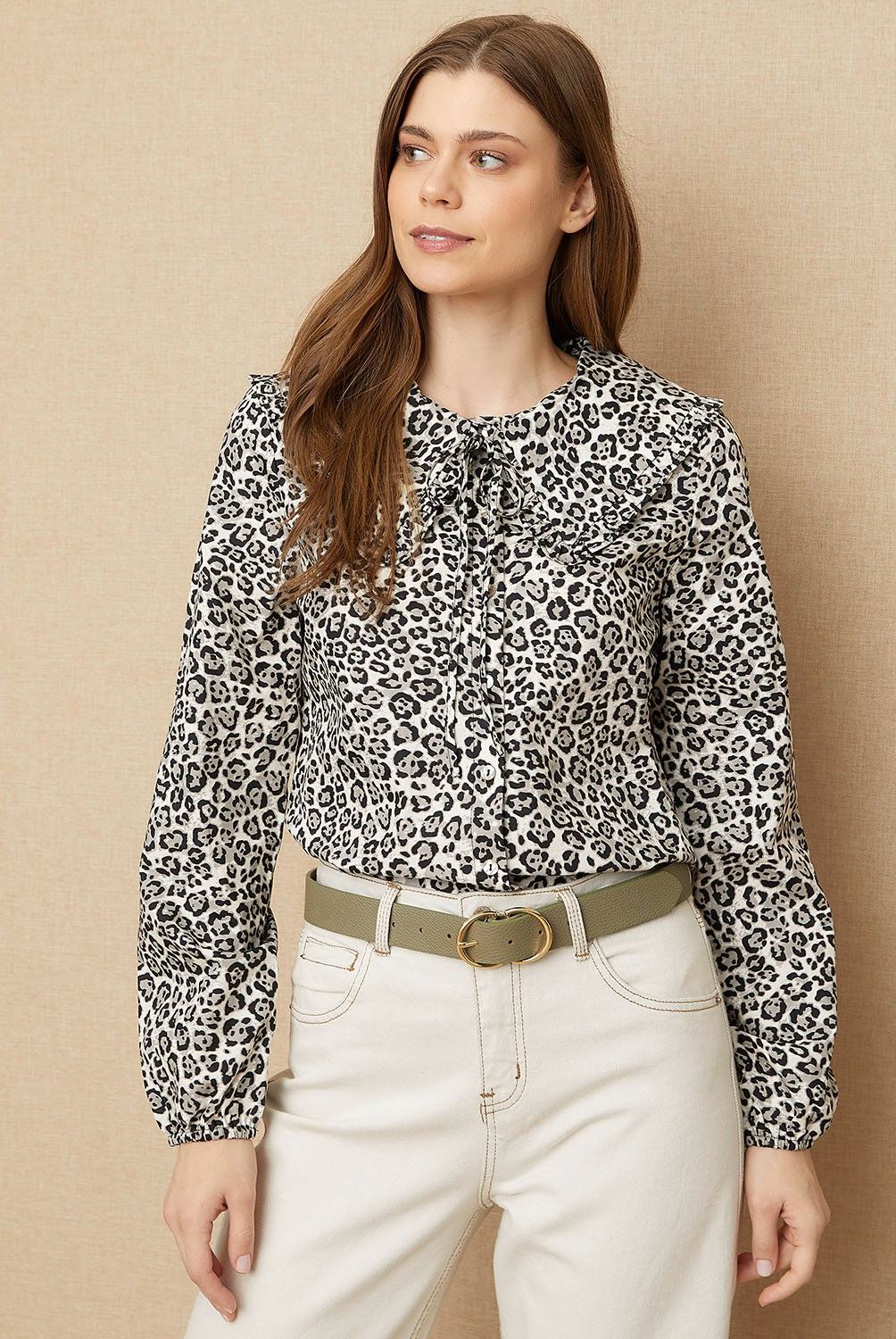 UNIVERSITY CLUB - Blusa Manga Larga Algodón Mujer University Club