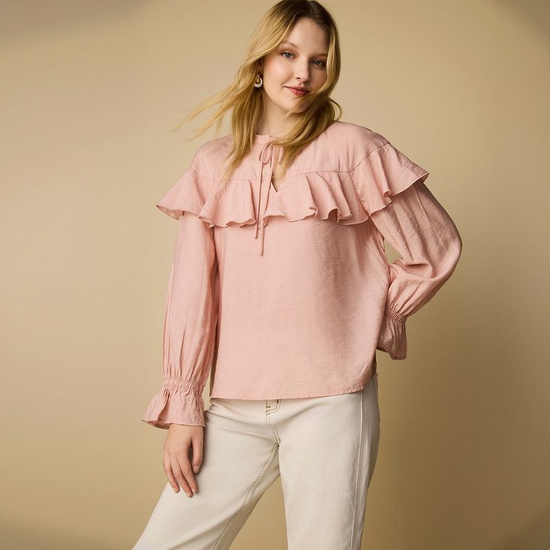 UNIVERSITY CLUB - Blusa Manga Larga Mujer University Club
