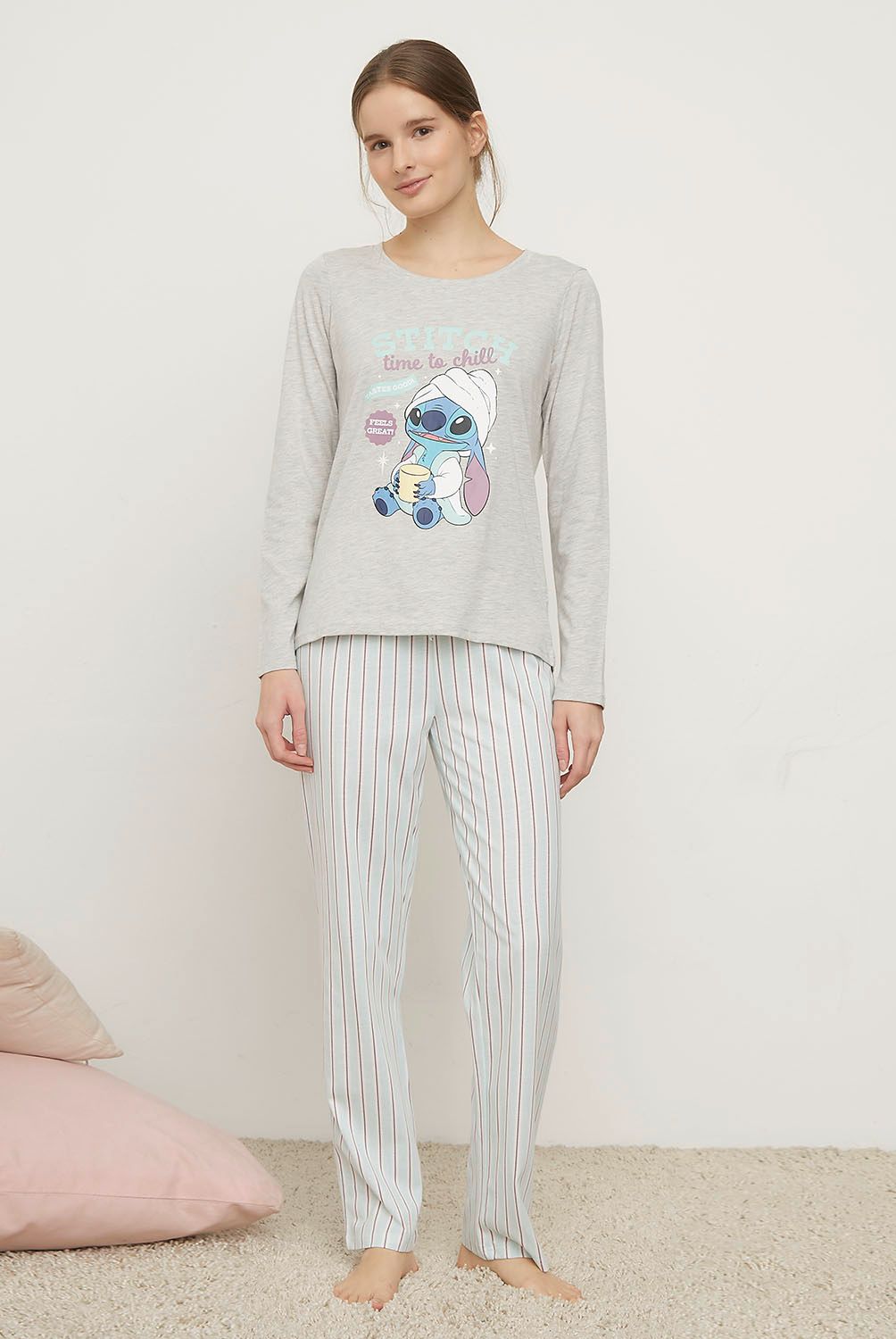DISNEY - Pijama Algodón Mujer Disney