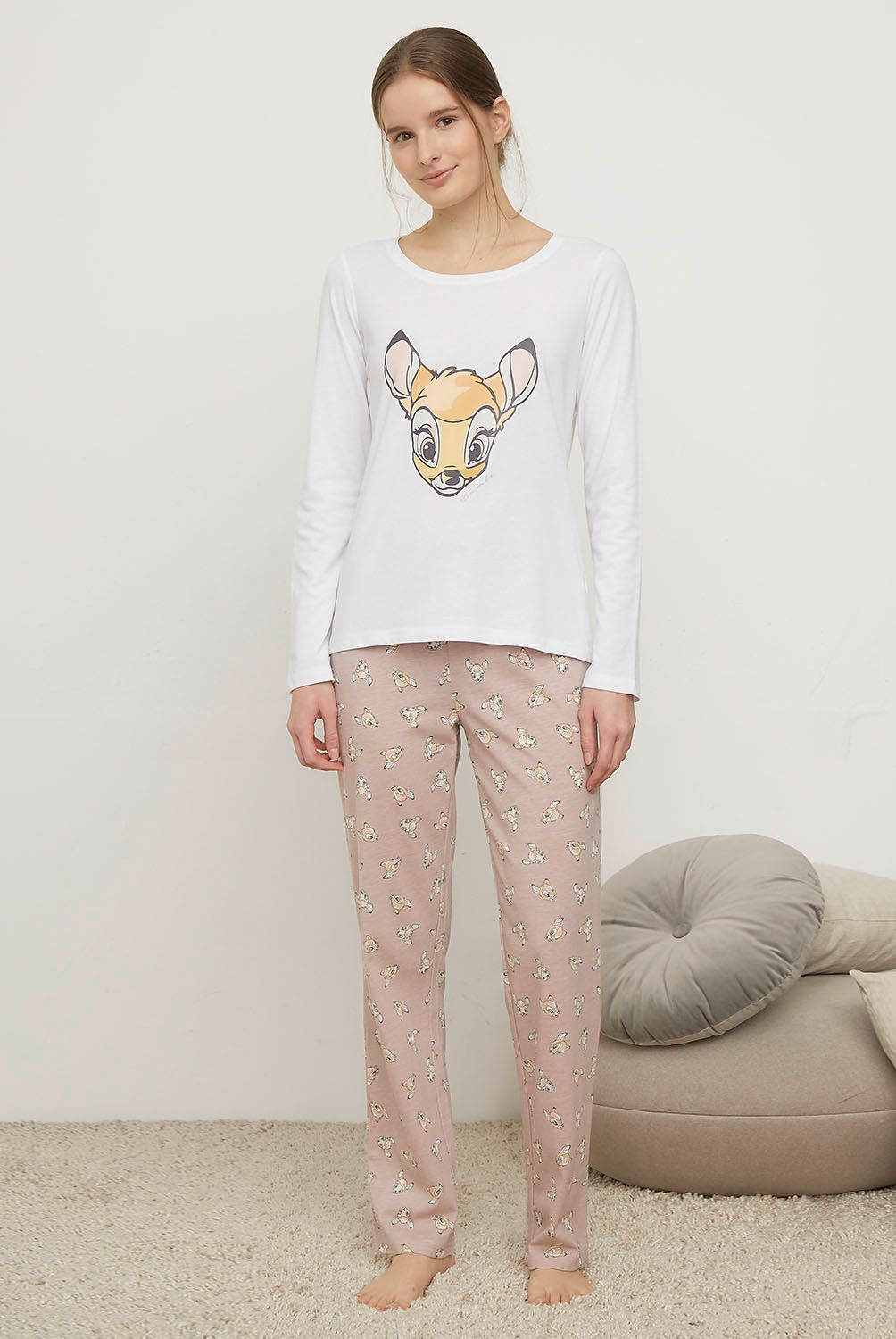 DISNEY - Pijama Algodón Mujer Disney