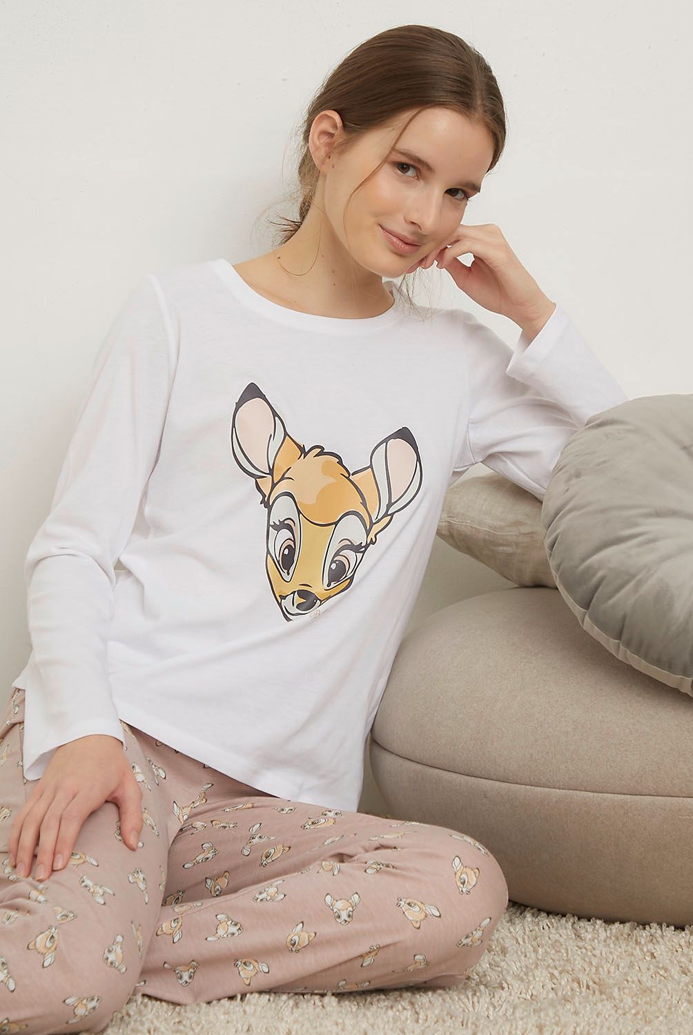DISNEY - Pijama Algodón Mujer Disney